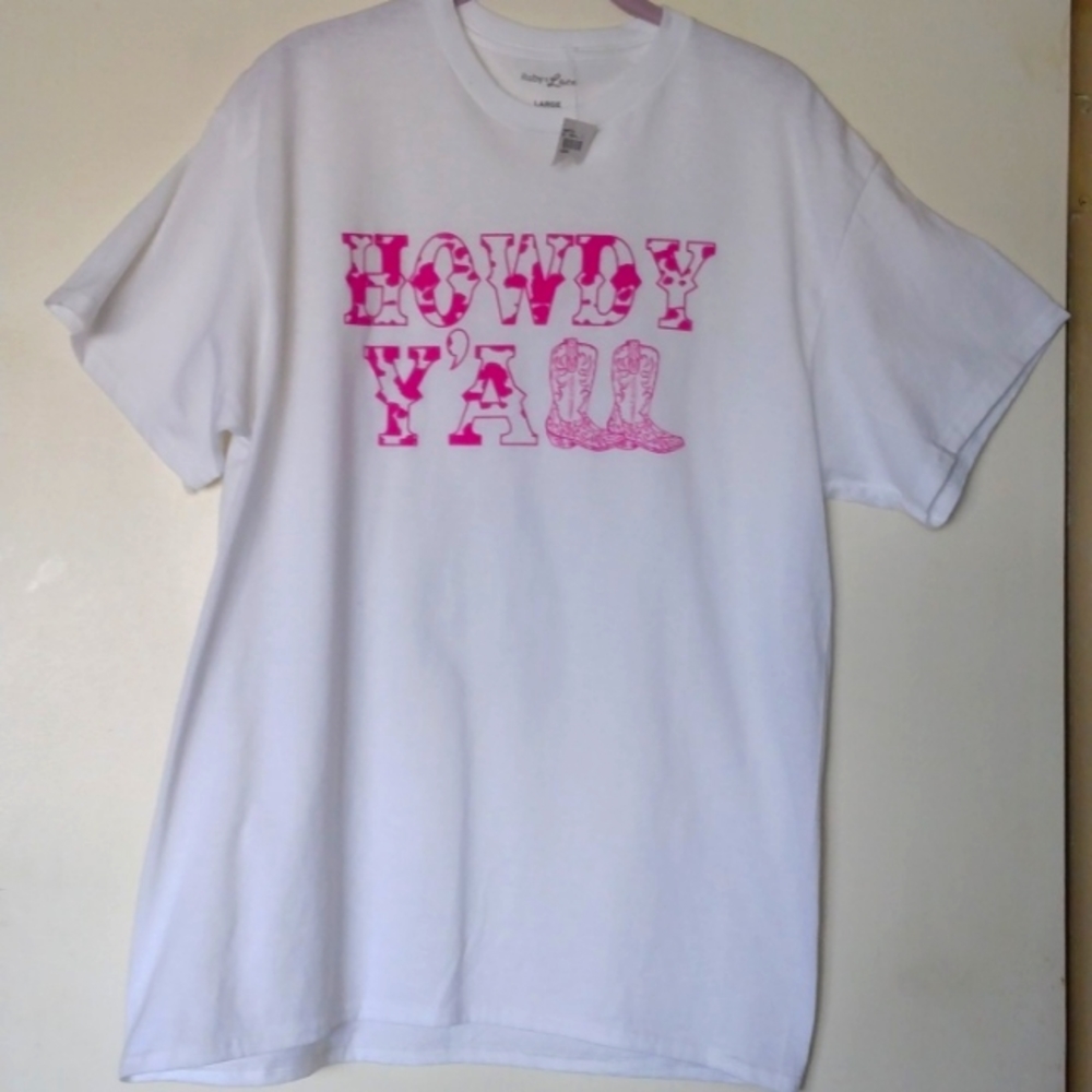 Ruby & Lace tee shirt in large. New.